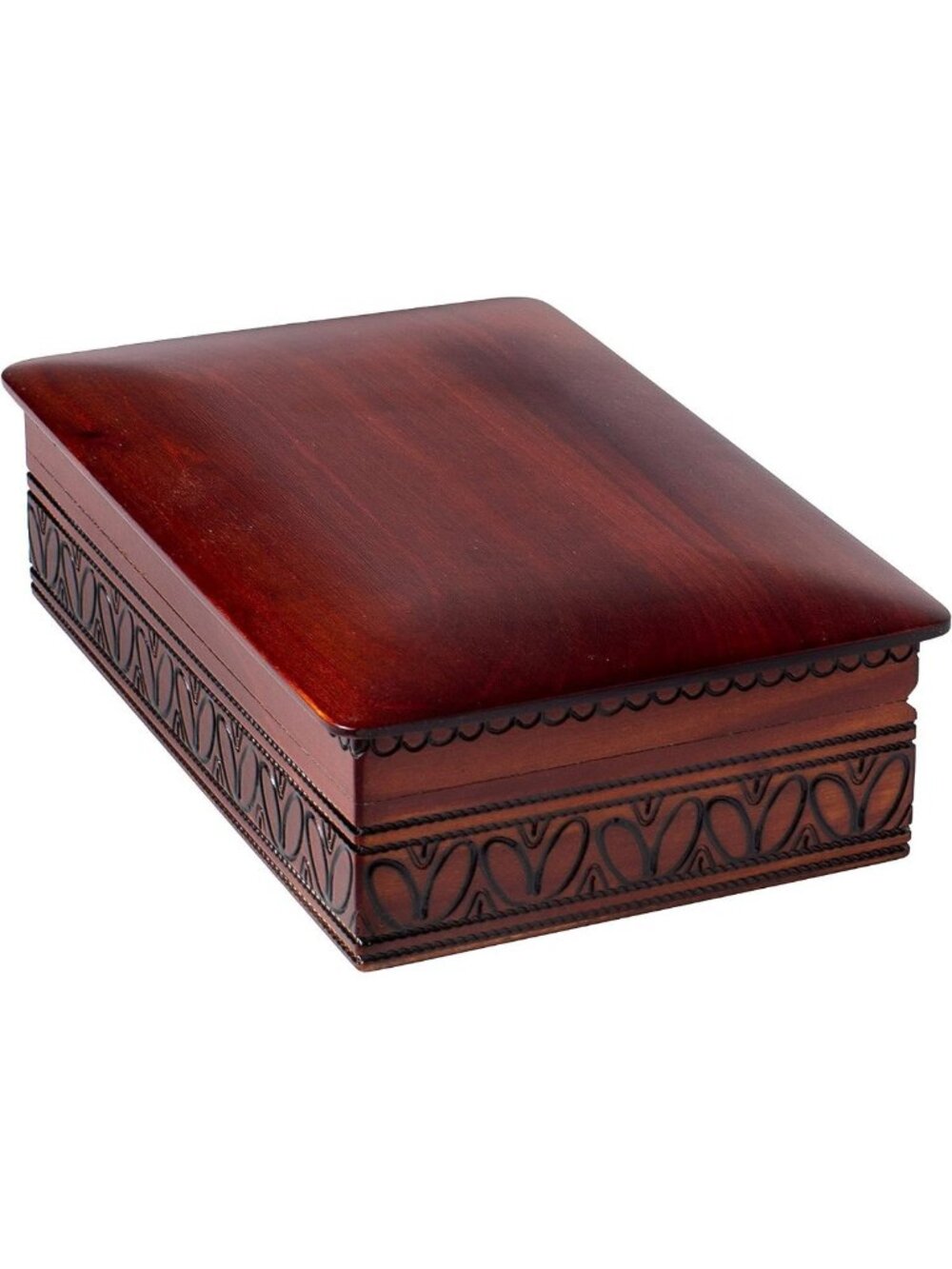 Handmade Wooden Keepsake Box - Linden Wood Jewelry Organizer, Unique Gift